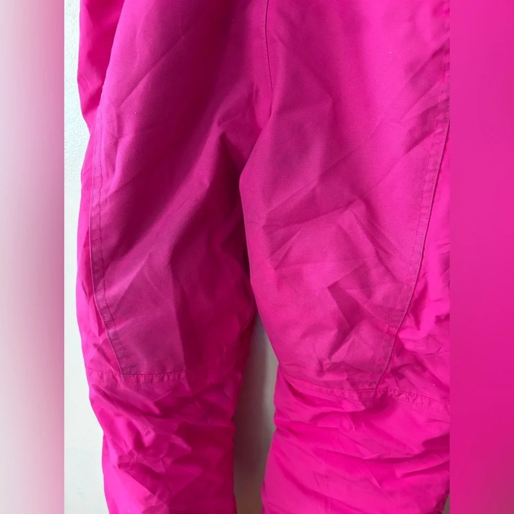 Kids Lands End snow pants suit skiing snowboarding size 10 hot pink